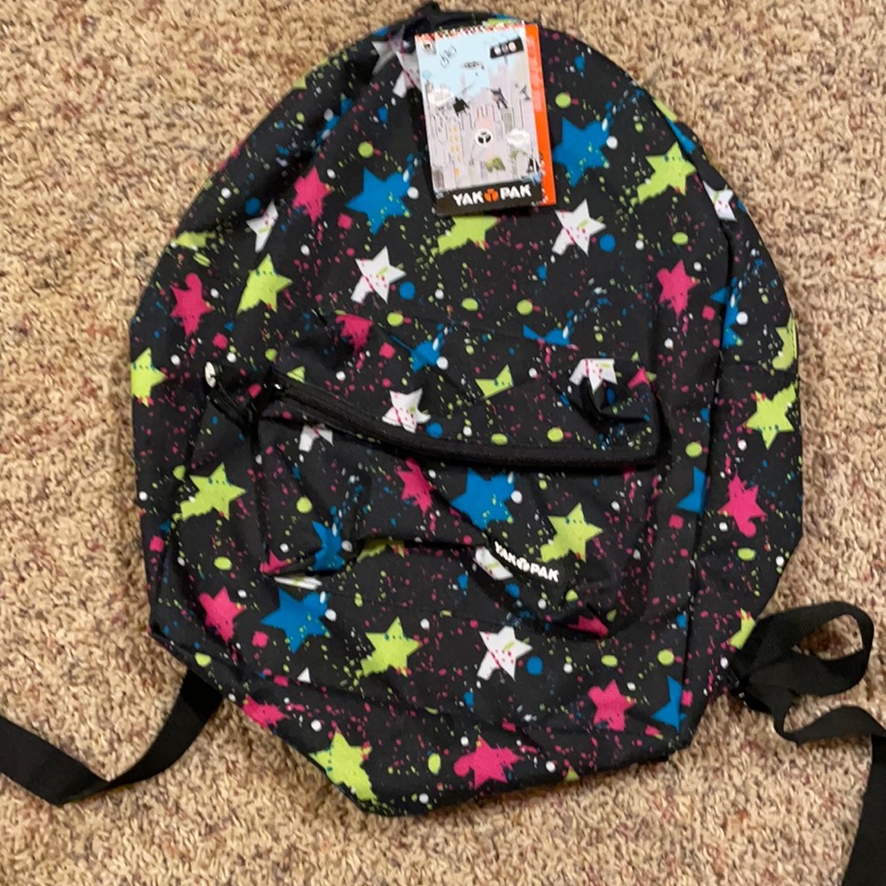 YakPak starry backpack new with tags